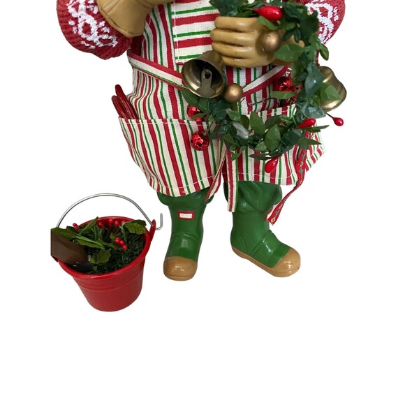 2000 Clothique Possible Dreams  American Artist Collection Gardening Santa 11” - Picture 9 of 10